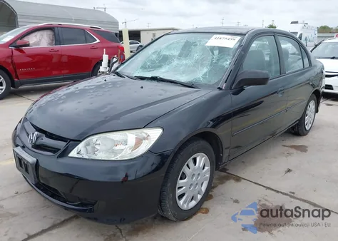 2005 Honda Civic Lx z USA, uszkodzony, nr VIN 2HGES16515H598371